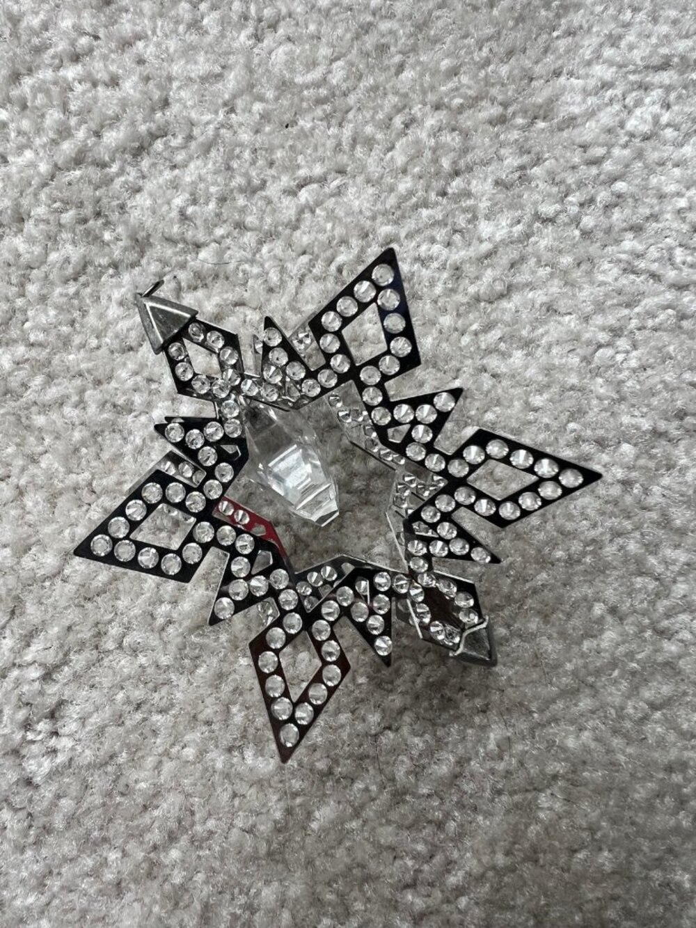 Swarovski Crystal Pixel Star Ornament 5135808 Christmas Holiday Tree Decoration